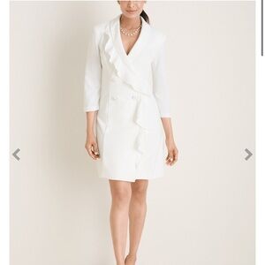 Blazer Tie Waist Dress